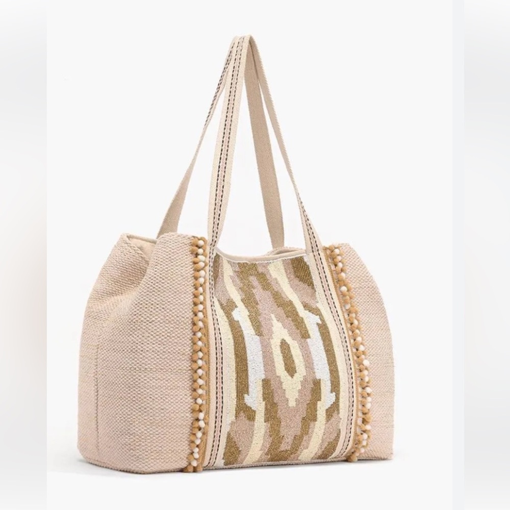 Stylish Beige Shoulder Bag